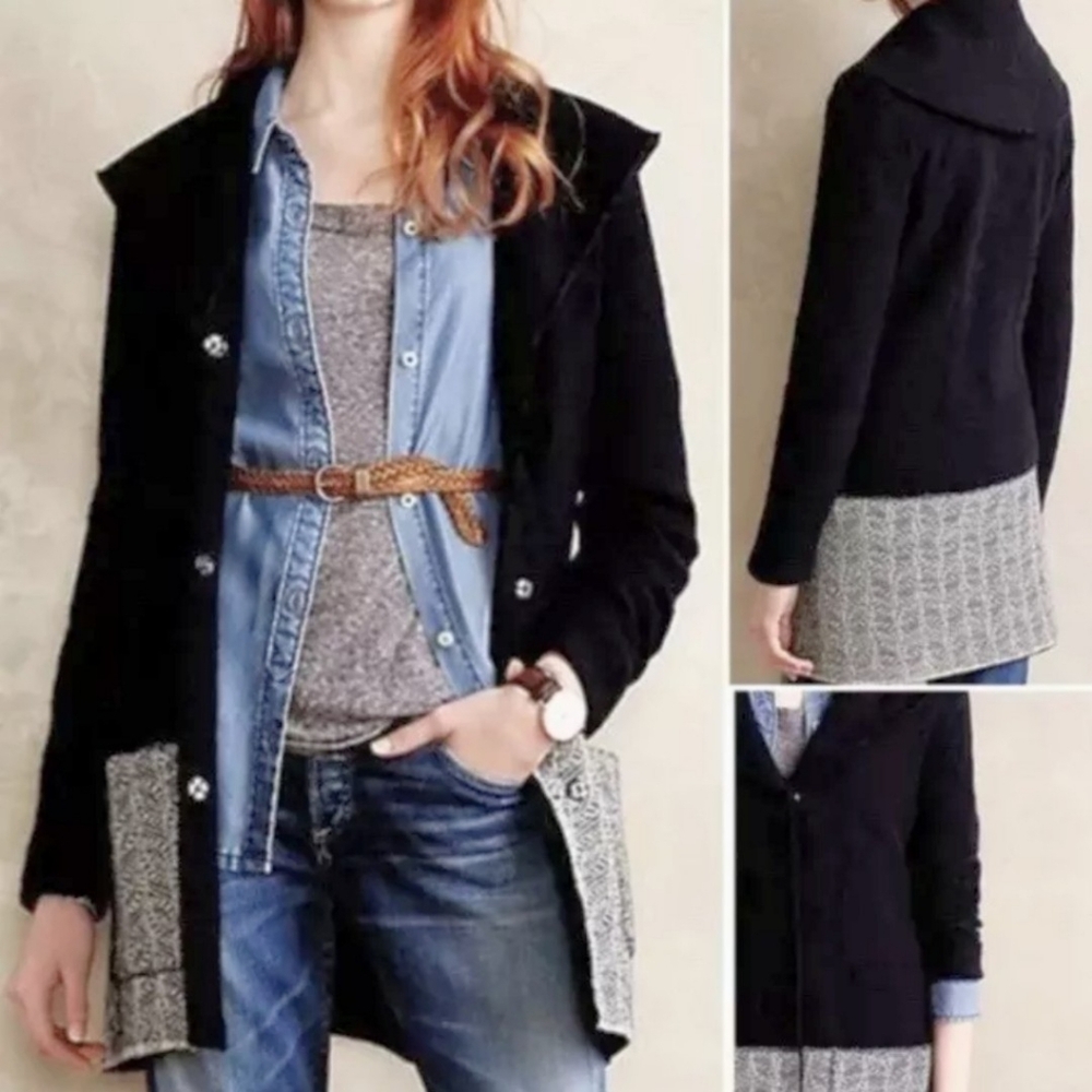 Anthropologie Wool Duster Coat